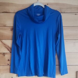L.L. Bean Women's Cobalt Blue Long Sleeve Top